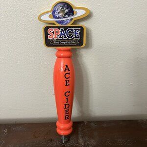 ACE SPACE BLOODY ORANGE CIDER TAP HANDLE PULL Beer Premium Craft 11 Inches Tall